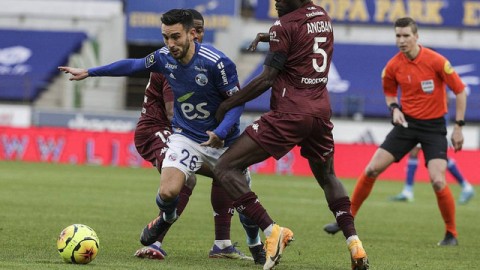 法甲第24轮：梅斯主场狂攻24脚0-1饮恨布雷斯特，阿约克一剑封喉